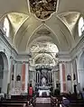 Innenansicht der Kirche der Bekehrung des Hl. Paulus