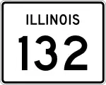 Straßenschild der Illinois State Route 132