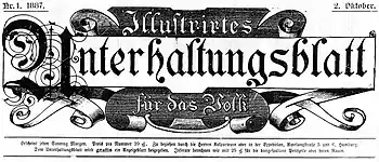 Illustrirtes Unterhaltungsblatt für das Volk