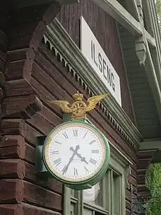 Historische Bahnhofsuhr