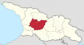 Lage innerhalb Georgiens