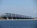 Wolga-Eisenbahnbrücke Simbirsk