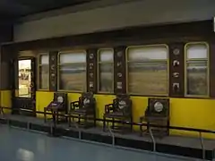 Nachbau der Inneneinrichtung eines der Wagen aus dem Hofzug der Kaiserinwitwe Cixi
