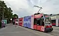 Die Impfstraßenbahn in Wien (Oktober 2020)