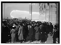 Empfang von Woodrow Wilson an der Washington Union Station zur Amtseinführung 1913