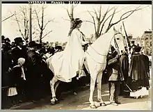 Inez Millholland Boissevain, Suffragettenparade in Washington D.C., 1913
