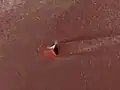 Verfüllter Impaktkrater in den Ablagerungen des Planum Boreum