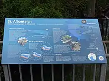 Informationstafel, St. Albanteich, Basel