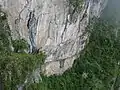 Inka-Brücke nicht weit von Machu Picchu