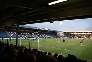 Innenraum des Spotland Stadium