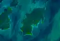 Satellitenfoto der Insel