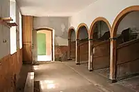Blicke ins Innere der Ställe