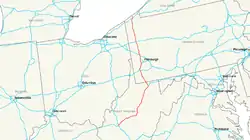 Streckenverlauf der Interstate 79