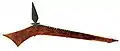 „Gunstock War Club“ (Gewehrschaft-Keule) des Iowa-Stammes, Nebraska, ca. 1800–1850