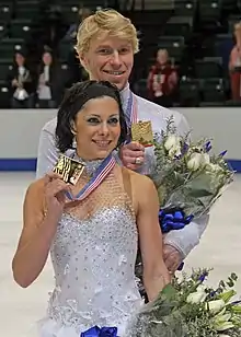 Delobel und Schoenfelder bei der Skate America 2008