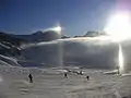 Piste mit Schlepplift