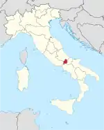 Lage innerhalb Italiens