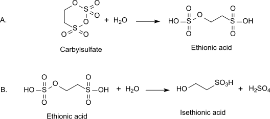 Isethionic acid 2-step