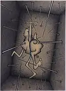 „Zimmer im Kriegs-zustand“, 1955