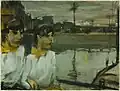 I. Israëls, Zwei Waspitten am Prins Hendrikkade (1892–1895)