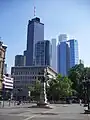 Blick Richtung Bankenviertel