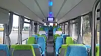 IVECO Crossway LE Fahrgastraum mit Überlandsitzen (Line-Variante)