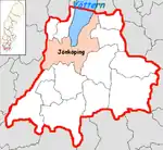 Lage der Gemeinde Jönköping