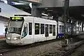 Regiotram-Triebwagen in Kassel-Wilhelmshöhe