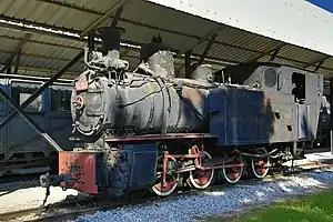JDŽ 82 007 im Eisenbahnmuseum Požega, Serbien (2016)