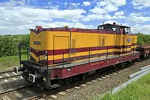 Lokomotive V90 002 in Erdeborn