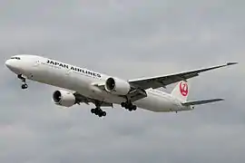 Boeing 777-300ER der JAL in der Farbgebung seit 2011