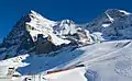 Die Jungfrau­bahn am Fuss der Eiger­nordwand