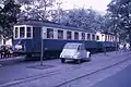 Triebwagen 231 in der Endstelle Wien Oper (1970)