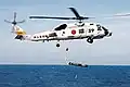 Einsatz eines Typ 97 durch einen Hubschrauber