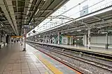 JR-Bahnsteige (obere Ebene)