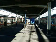 Bahnsteig der JR East
