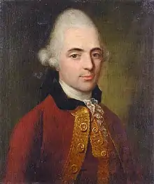 Johann Caspar Lindenberg porträtiert 1773 von Johann Jacob Tischbein
