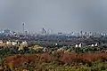 Aussicht vom Jaberg-Turm Richtung Düsseldorf