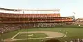 Das damalige Jack Murphy Stadium mit Baseballfeld im Jahr 1990