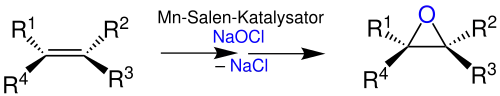 Jacobsen-Epoxidation Übersichtsreaktion V8a