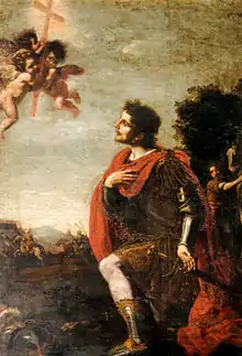 Jacopo Vignali, Konstantin erscheint das Kreuz