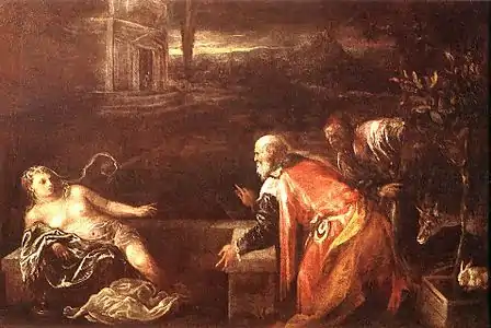 Jacopo Bassano  Susanna und die Alten.