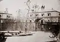 Küchenbau rechts neben dem Stallbau (Foto Hermann Günther, 1874)