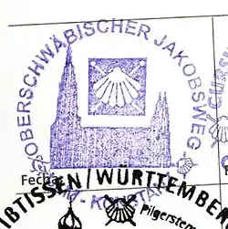 Oberschwäbischer Jakobswegstempel Ulm