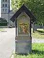 Eine der dreizehn Kreuzwegstationen