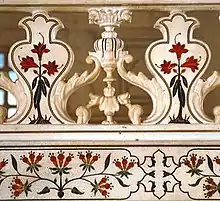 Taj Mahal, Agra, Gitterschranke (um 1670)