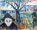 Eifersucht im Garten, 1929–30, 100 × 120 cm, Munch-Museum Oslo