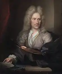 Porträt des Malers Jan van Huijsum ca. 1720
