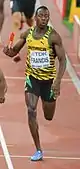 Javon FrancisRang fünf in 45,62&nbsp;s