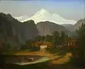 Der Mont Blanc von den Bädern von St. Gervais nach dem Prarion zu gesehen, 1834